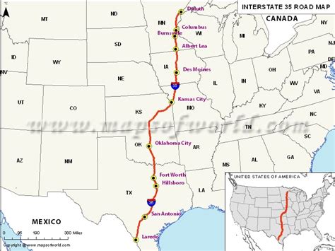 ihi 35|map of interstate 35.